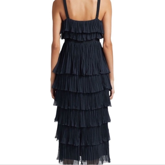 NWT CINQ A SEPT ELAINE TIERED DRESS - Picture 2 of 5